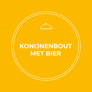 Konijnenbout met bier