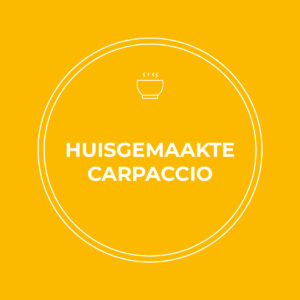 Huisgemaakte carpaccio