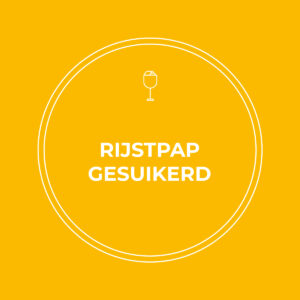 Rijstpap gesuikerd