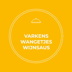 Varkenswangetjes rode wijn saus