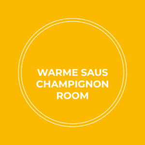 Warme saus - champignonroomsaus
